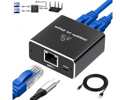 Netwerk Switch 10 Aansluitingen - 8 x 2.5 & 2 x 10G - Internet Splitter - Ethernet - Voor Internetkabel