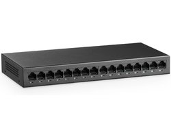 Netwerk Switch - 16 Aansluitingen - Internet Splitter - Plug en Play - Ethernet - Voor Internetkabel