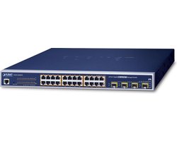 PLANET WGSW-24040HP4 netwerk-switch Managed L2/L4 Gigabit Ethernet (10/100/1000) Power over Ethernet (PoE) Blauw