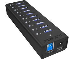 Raidsonic ICY BOX IB-AC6110 10-Port USB 3.0 Hub