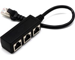 RJ45 splitter 1-in naar 3-uit Converter Extender Adapter / HaverCo