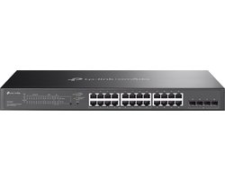 TP-Link Omada SG2428LP, Managed, L2/L2+, Gigabit Ethernet (10/100/1000), Power over Ethernet (PoE), Rack-montage