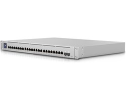 Ubiquiti Networks USW-ENTERPRISE-24-POE netwerk-switch Managed L3 Gigabit Ethernet (10/100/1000) Power over Ethernet (PoE) Zilver