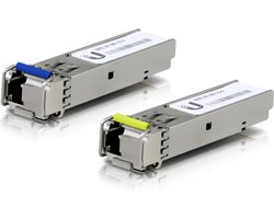 Ubiquiti - Ubiquiti Networks UF-SM-1G-S UFiber SFP-module Bidirectionele 1G Single Mode Transceiver 2 eenheden