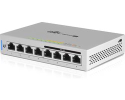 Ubiquiti UniFi Switch - Fully Managed Netwerkswitch - 8 poorten - 60W