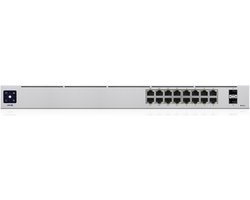 Ubiquiti UniFi USW-16-POE - Fully Managed Netwerkswitch - 16 poorten - 42W PoE