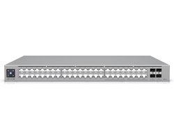 UniFi USW-Pro-Max-48-PoE - Switch 48 poorten - 32 x GbE ports - 16 x 2.5 GbE PoE++ - 4 x SFP+ - Zilver