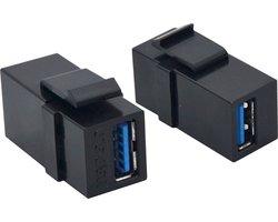 VALUE USB 3.2 Gen 1 Keystone Module, zwart