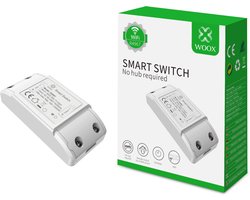 WOOX R4967 Smart WiFi switch powered by TUYA, 10A, 2300W, 100-240VAC 50-60Hz, Wi-Fi