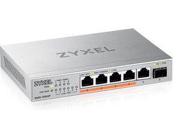 Zyxel XMG-105HP, Unmanaged, 2.5G Ethernet (100/1000/2500), Power over Ethernet (PoE)