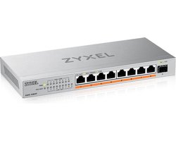 Zyxel XMG-108HP Unmanaged 2.5G Ethernet (100/1000/2500) Power over Ethernet (PoE)