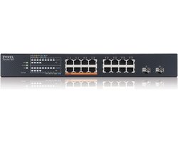 Zyxel XMG1915-18EP, Managed, L2, 2.5G Ethernet (100/1000/2500), Power over Ethernet (PoE), Rack-montage