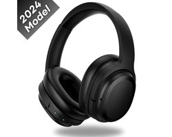 Avalect 2024 ClarityPro Draadloze Koptelefoon - Noise Cancelling - Bluetooth verbinding - Over-ear - Active Noise Cancelling - Hoofdtelefoon - Zwart