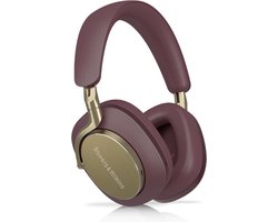 Bowers & Wilkins PX8 Over-ear koptelefoon met Noise Cancelling, Geluid met Hoge Resolutie en Langer Comfort- Burgundy