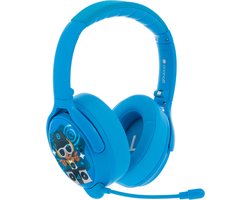 BuddyPhones CosmosPlus Koptelefoon kinderen - kinder Koptelefoon Draadloos – Actieve ruisonderdrukking – Volumelimiet 75/85/94 dB – 24 uur batterijduur – Ingebouwde microfoon – Inclusief harde opbergcase - Blauw