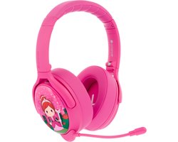 BuddyPhones CosmosPlus Koptelefoon kinderen - kinder Koptelefoon Draadloos – Actieve ruisonderdrukking – Volumelimiet 75/85/94 dB – 24 uur batterijduur – Ingebouwde microfoon – Inclusief harde opbergcase - Roze