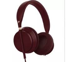 Crown Plugged Over-ear Hoofdtelefoon wine/Rood- Bedrade Koptelefoon- Headset