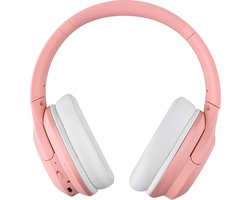 Draadloze Kinderkoptelefoon met Actieve Noise Cancelling (ANC) Bluetooth - 35 uur speeltijd – Koptelefoon Kind – Over Ear - Roze