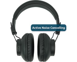 Fresh n' Rebel - Draadloze Koptelefoon - Noise Cancelling Koptelefoon - Bluetooth Koptelefoon - ANC Koptelefoon - Over-Ear Model - Koptelefoon Voor Mannen En Vrouwen - Met Microfoon - Belfunctie - Zwart