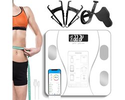 Intelligent BMI Body Fat Scale - Digital Weight Scale with Program Monition and Analysis - Body Fluid Monitoring - Multifunction Applications