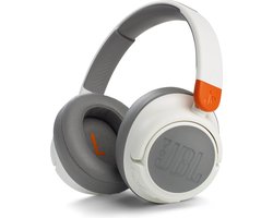 JBL JR460NC Kids - Draadloze over-ear koptelefoon met Noise Cancelling - Wit