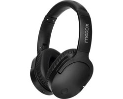 Moodix Draadloss Koptelefoon - On-Ear Hoofdtelefoon met Bluetooth 5.3 – Active Noise Cancelling – 18 uur batterijdurr – Compatibel met iOS en Android - Zwart