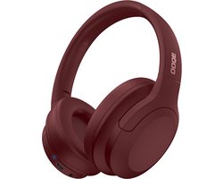 OOQE PRO HX9 - Koptelefoon | Koptelefoon Bluetooth | Koptelefoon Draadloos | Koptelefoon met Microfoon | Passive Noise Cancelling | ClearTone: Zuiver | Nieuwste Bluetooth 5.3 | Opvouwbaar | Ergonomisch | Energiezuinig: Lange Batterijduur | Rood