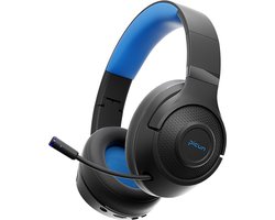 Picun BG-01 Draadloze Koptelefoons - Gaming Headset - Over-ear - Dubbele modus （Bedrade/Bluetooth）- Multi platform - Zwart blauw