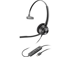 POLY EncorePro 310 USB-C Monoaural Headset TAA