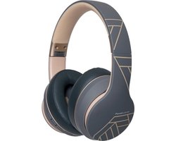 PowerLocus P6 draadloze Over-Ear Koptelefoon Inklapbaar - Bluetooth Hoofdtelefoon - Met microfoon - Asfalt Grijs