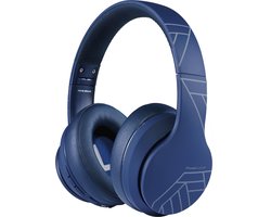 PowerLocus P6 draadloze Over-Ear Koptelefoon Inklapbaar - Bluetooth Hoofdtelefoon - Met microfoon - Blauw