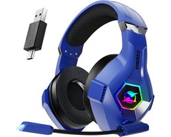 StayPowered Gaming Headset - Ultiem Surround Sound - Noise Cancelling Microfoon - Comfortabel en Duurzaam - Multiplatform Compatibel - RGB LED Verlichting - Stevige Gevlochten Kabel - Donkerblauw - Levering Sneller dan Aangegeven!