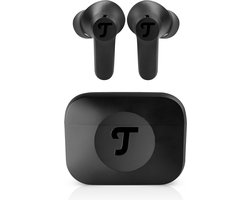 Teufel AIRY TWS 2 - In-ear bluetooth koptelefoon, actieve noise cancelling, draadloze oortjes met oplaadcase , night black