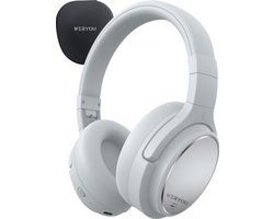 WERYOU UltraTone ANC - Koptelefoon met Bluetooth 5.4 - Active Noise Cancelling - Hoofdtelefoon Draadloos - +80u batterijduur - Hybrid ANC tot 35dB - ENC Handsfree bellen - Incl. Opbergcase - Wit