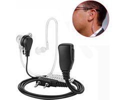 WiseGoods Luxe 2 Pin Headset Met Microfoon - Headsets - Mic - Oortje - Oortjes - Radio Accessoires - Tool - Tools Beveiliging