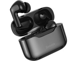 Baseus S1 Wireless Bluetooth Earphones Met Noise Cancelling Zwart