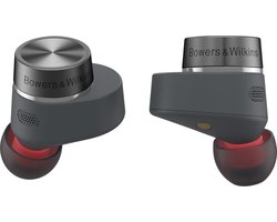 Bowers & Wilkins PI5 S2 Bluetooth oordopjes met Noise Cancelling, Meeslepend geluid en Draadloos opladen - Storm Grey