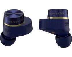 Bowers & Wilkins PI7 S2 Bluetooth oordopjes met Noise Cancelling, Kristalheldere Gesprekskwaliteit en een Draadloze Audio Retransmissie - Blauw