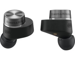 Bowers & Wilkins PI7 S2 Bluetooth oordopjes met Noise Cancelling, Kristalheldere Gesprekskwaliteit en een Draadloze Audio Retransmissie - Zwart