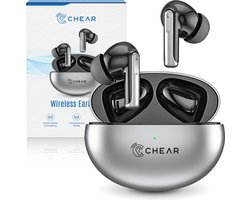 Chear Draadloze Oordopjes - Bluetooth 5.3 - Noise Cancelling - Zwart