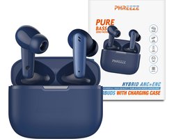 Draadloze Oordopjes Noise Cancelling - Bluetooth Oordopjes - Draadloze oortjes - Oortjes draadloos - Blauw