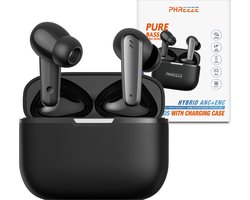 Draadloze Oordopjes Noise Cancelling - Bluetooth Oordopjes - Draadloze oortjes - Oortjes draadloos - Zwart