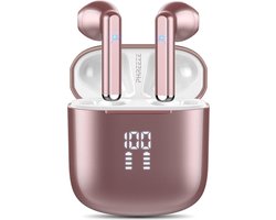 Draadloze Oordopjes - Roze Goud - Bluetooth - Universeel - Lange Batterijduur - Comfortabel Draagcomfort - Geweldige Geluidskwaliteit - Origineel Phreeze