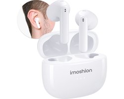 imoshion Aura Earbuds - Draadloze Oordopjes - Wireless Bluetooth Earphones - Oortjes - Wit