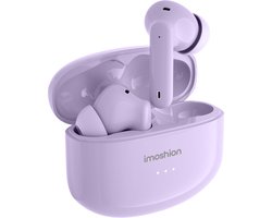 imoshion Aura Pro In-Earbuds - Draadloze oordopjes - Bluetooth draadloze oortjes - Met ANC noise cancelling functie - Lavender Lilac