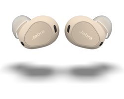 Jabra Elite 10 - Draadloze Oordopjes met Noise Cancellation - Dolby Atmos - Zeer Comfortabel - Beige