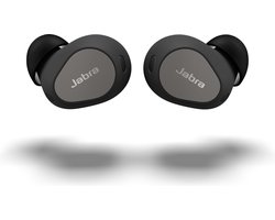 Jabra Elite 10 - Draadloze Oordopjes met Noise Cancellation - Dolby Atmos - Zeer Comfortabel - Titanium Zwart