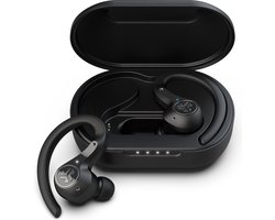 JLab Epic Air Sport ANC oortjes draadloos - Sport oordopjes - Noise Cancelling Oordopjes - 70 uur afspeeltijd - IP66 waterbestendig - Touch bediening - Zwart