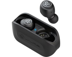 JLab Go Air Volledig Draadloze Oordopjes - Draadloze Oordopjes - Bluetooth Oordopjes - Wireless Earbuds - Draadloze Oortjes- 20 uur Speeltijd - 3 EQ Geluidsinstellingen - Bluetooth 5 - Oplaadcase met ingebouwde Oplaadkabel – Zwart