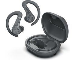 JLAB JBuds Sport ANC 4 Draadloze bluetooth oordopjes - Oordopjes met Hybrid Active Noise Cancelling - 60 uur speeltijd - IP66 Waterbestendig - Aanpasbare EQ3 instellingen - Bluetooth multipoint - Zwart